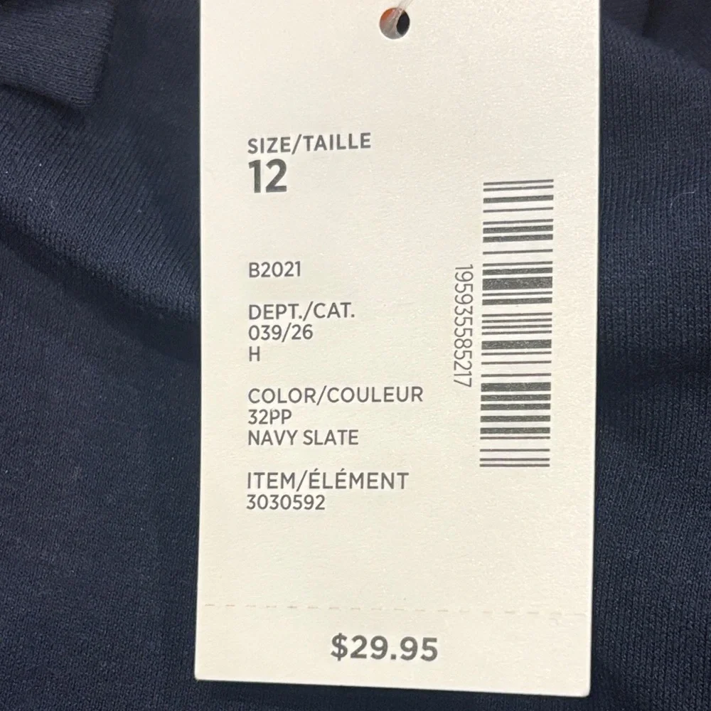 NWT Gymboree Girls Navy Blue Skater Skirt Size 12
